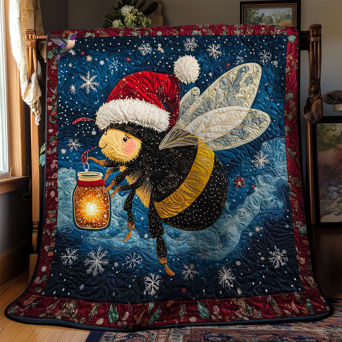 Festive Bee WN1511077CL Quilt