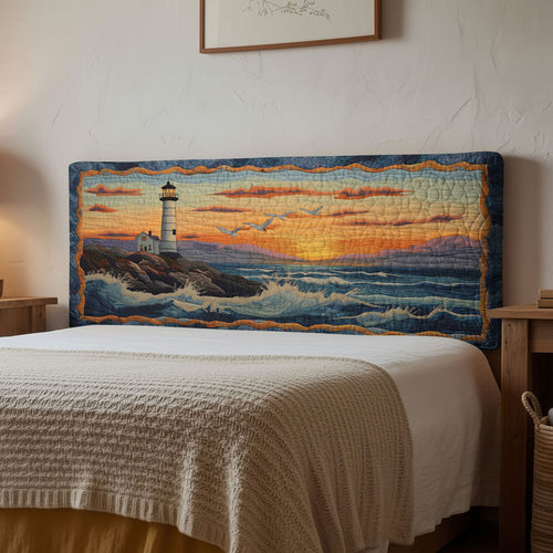 Lighthouse Ocean Whisper WN1112164CL Quilted Headboard Slipcover
