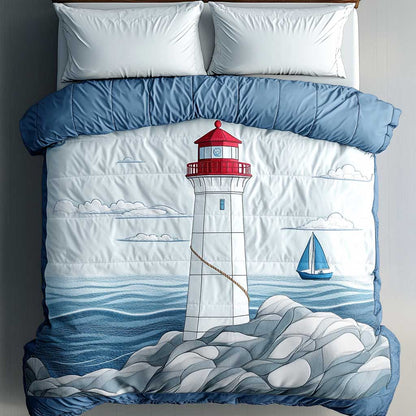 Stormy Lighthouse WN2503134CL Duvet Cover Set