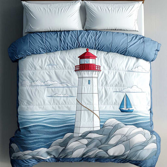 Stormy Lighthouse WN2503134CL Duvet Cover Set