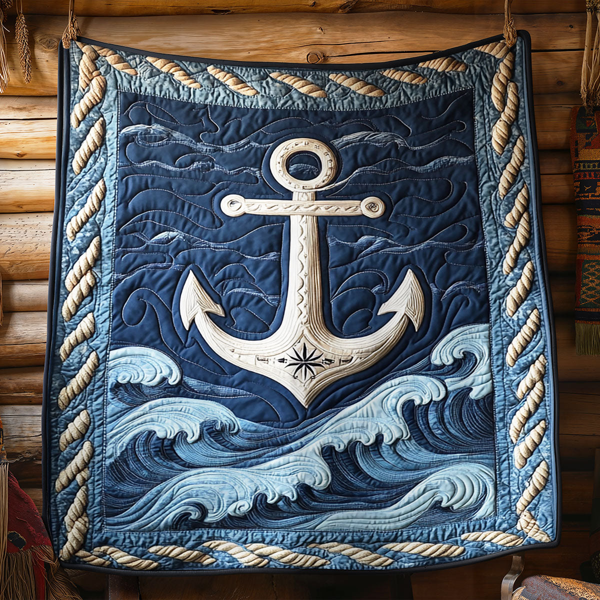 Stitched by the Sea CM0605037CL Quilt