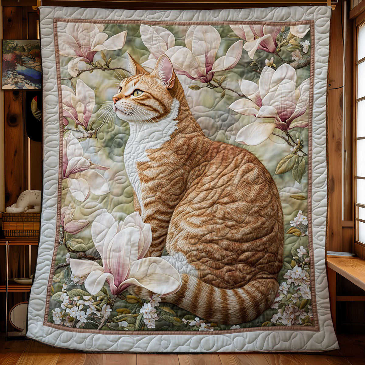Cute In Magnolia Garden WY2103009CL Quilt