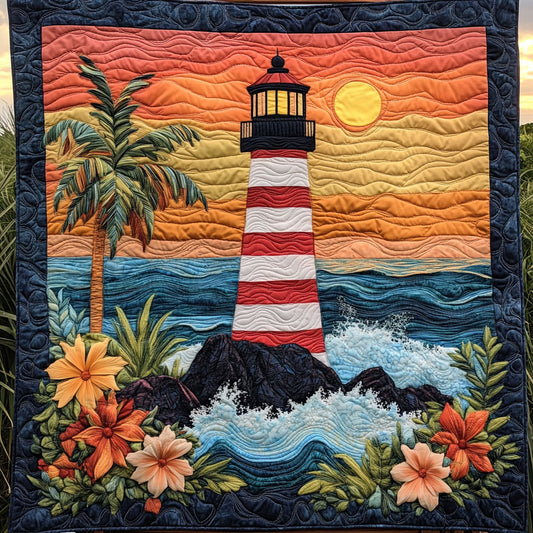 Lighthouse Sunset DH0810016CL Quilt