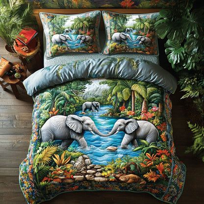 Tropical Elephant WJ2204019CL Duvet Cover Set