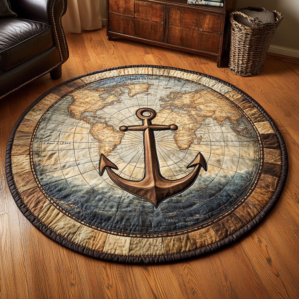 Old Anchor CP0110066CL Quilted Round Mat