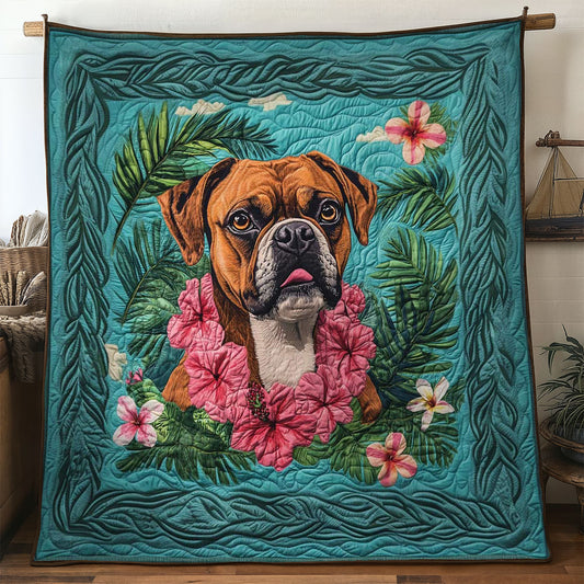 Hibiscus Boxer WN1004039CL Quilt