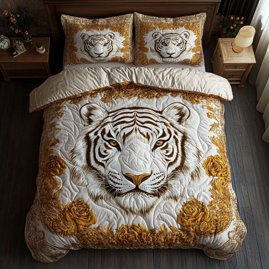 Majestic White Tiger WY2402026CL Duvet Cover Set