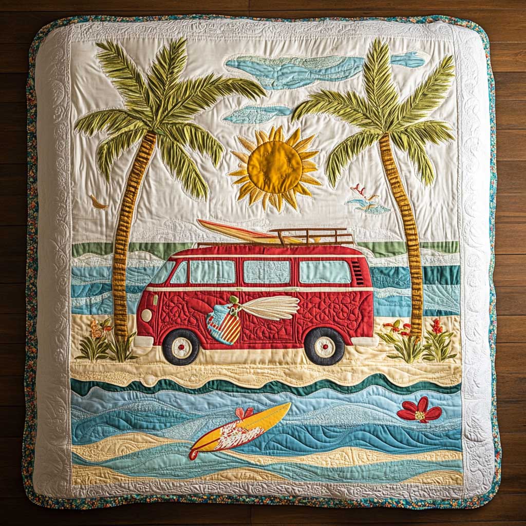 Beach Red Van WP0201006CL Quilt