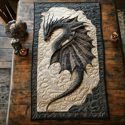 Black Dragon CP2904031CL Quilted Table Runner