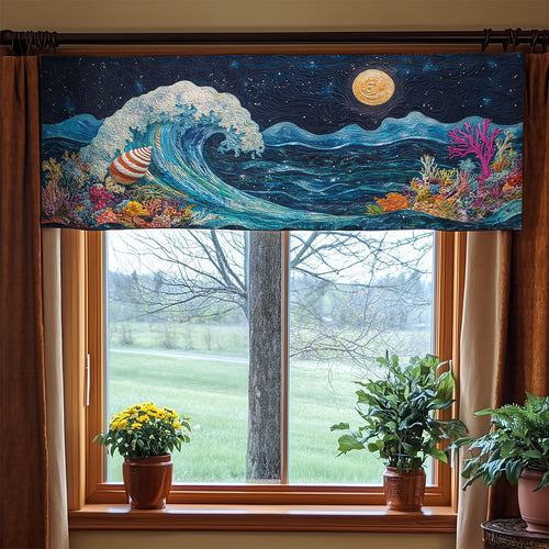 Coral Wave WX1405009CL Quilted Valance
