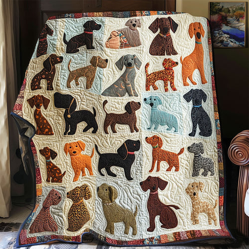 Dogs WX0801007CL Quilt