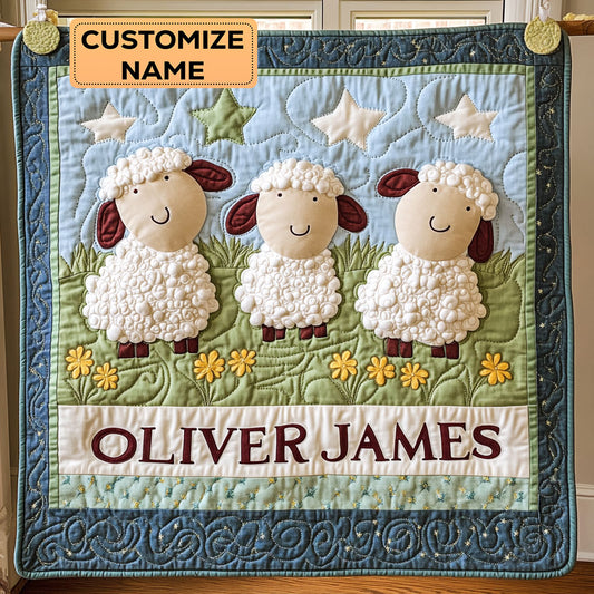 Twilight Woolies CP2507037CL Personalized Baby Quilt