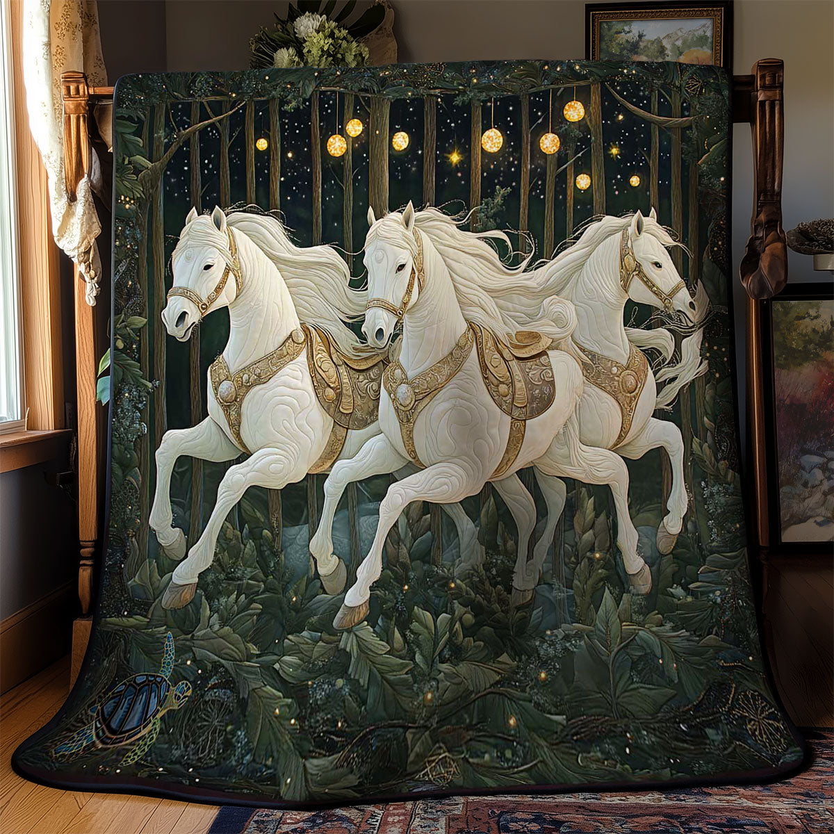 Winter Horse Run WN0512002CL Quilt