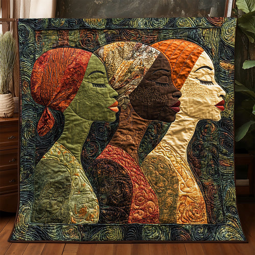 African Woman WJ0406001CL Quilt