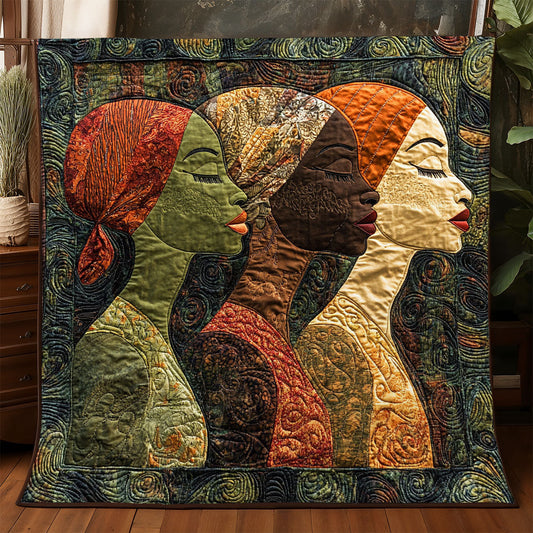 African Woman WJ0406001CL Quilt