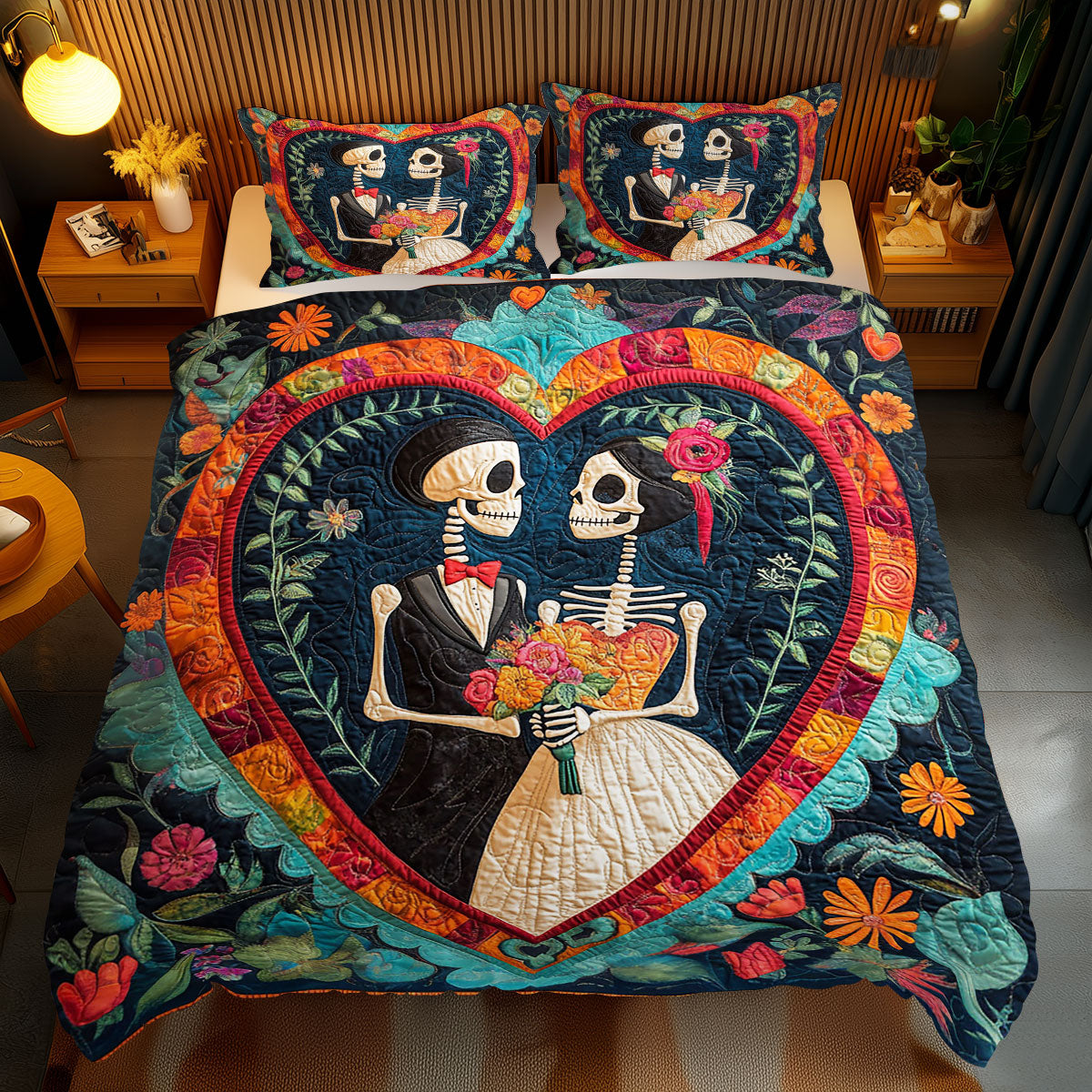 Calavera Wedding WJ0912041CL Duvet Cover Set