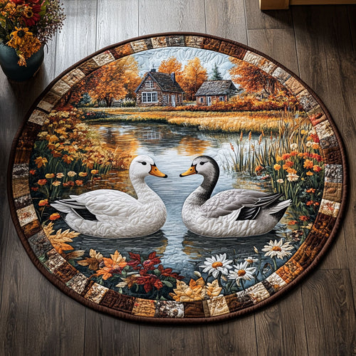 Duckie Pond CM2905022CL Quilted Round Mat