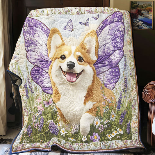 Fairy Corgi CW1207017CL Quilt
