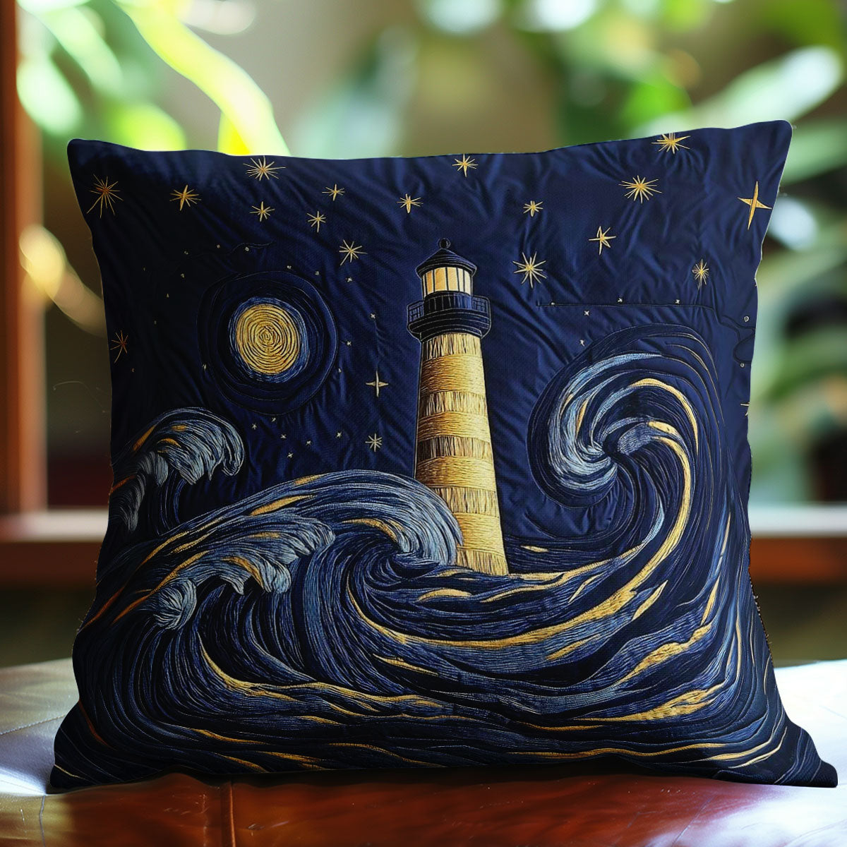 Stormy Lighthouse WN2304056CL Quilt Pillow Case