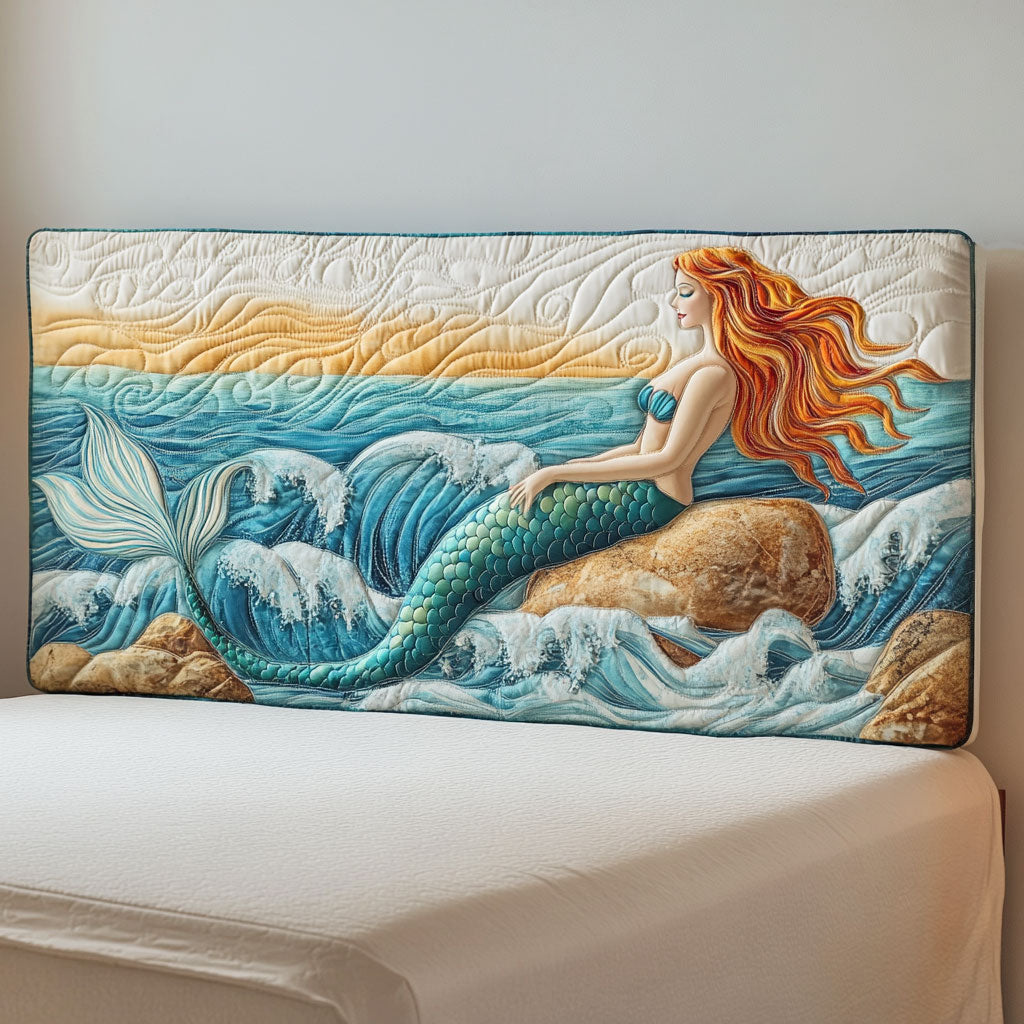 Sea Reverie CP0301012CL Quilted Headboard Slipcover