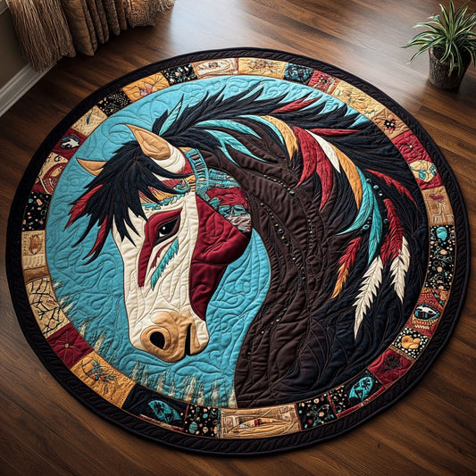 Wild Mane CM1605015CL Quilted Round Mat