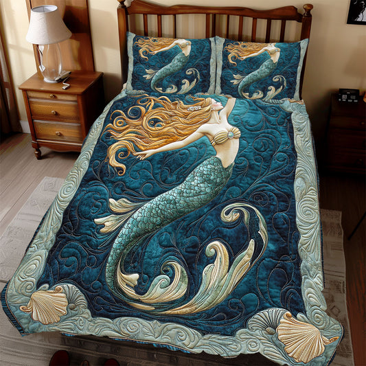 Graceful Mermaid WX2412070CL Duvet Cover Set