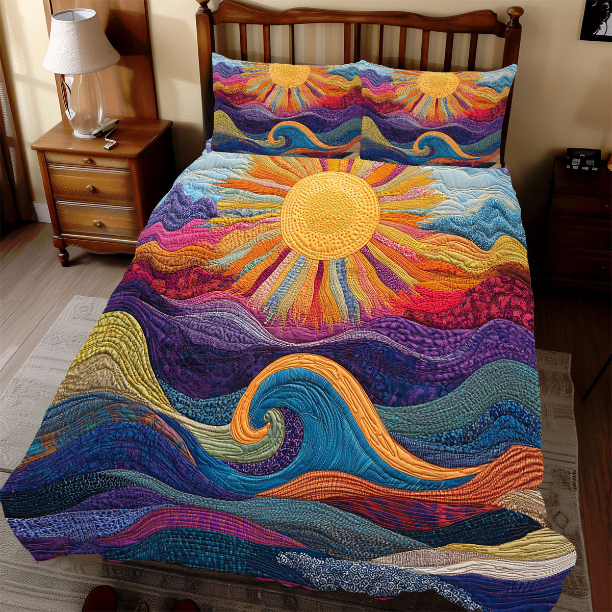 Wave Of Sunlight WX2012119CL Duvet Cover Set