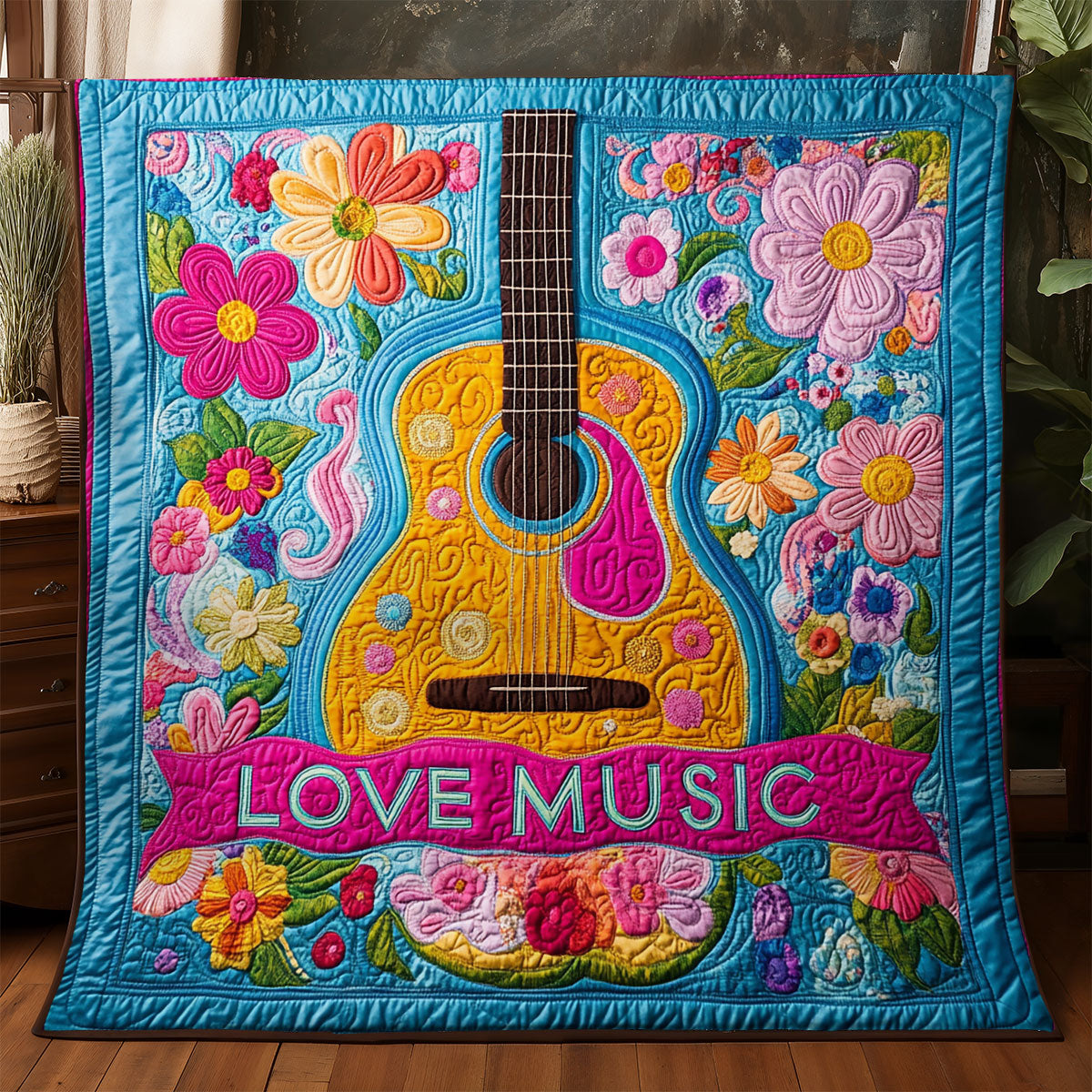 Vibrant Guitar WX0406056CL Quilt