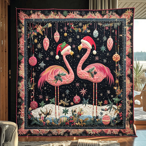 Flamingo Noel Light WN0210033CL Quilt