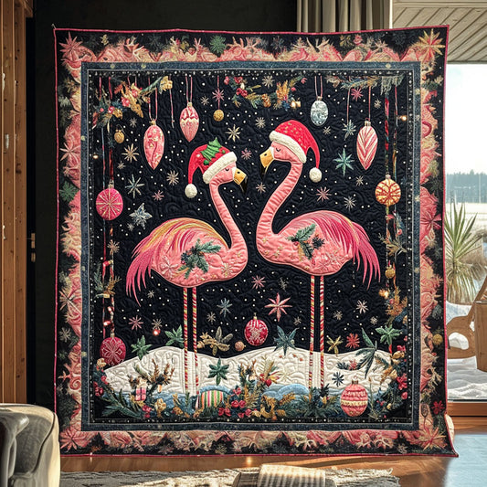 Flamingo Noel Light WN0210033CL Quilt