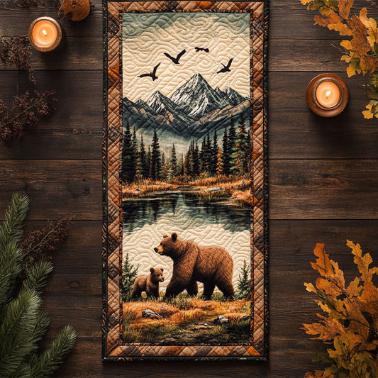 Home in the Wild  CM0406002CL Quilted Table Runner