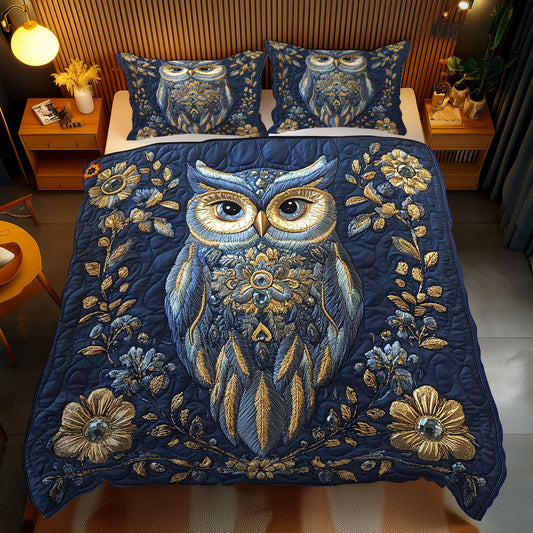 Majestic Midnight Owl WY2612071CL Duvet Cover Set