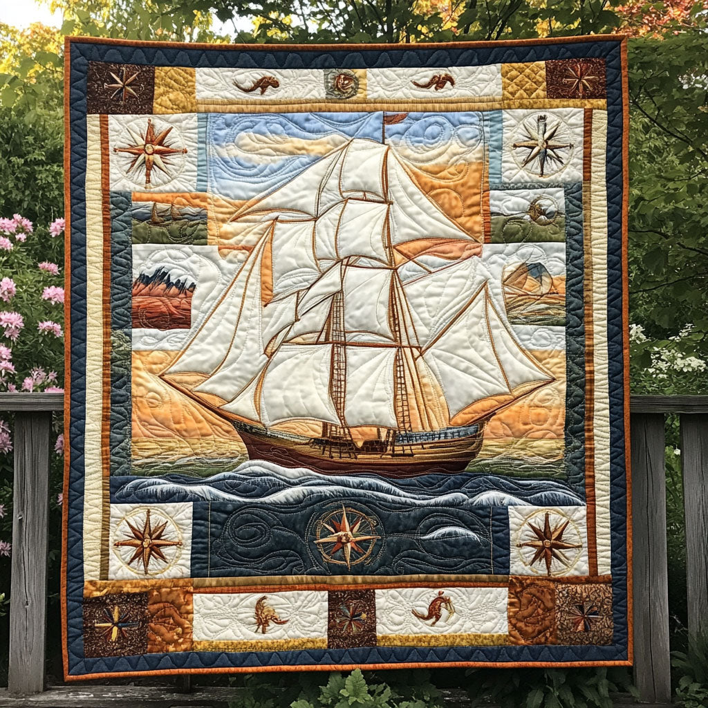 Phantom Sailboat WN0809086CL Quilt