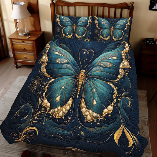 Golden Night Butterfly WP0512051CL Duvet Cover Set