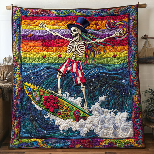 Skeleton Freedom Ride WN1205089CL Quilt