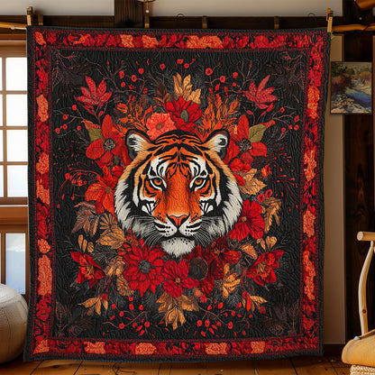 Mystic Red Rose Tiger WY1401035CL Quilt