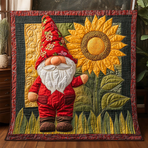 Sunflower Gnome WJ1205005CL Quilt