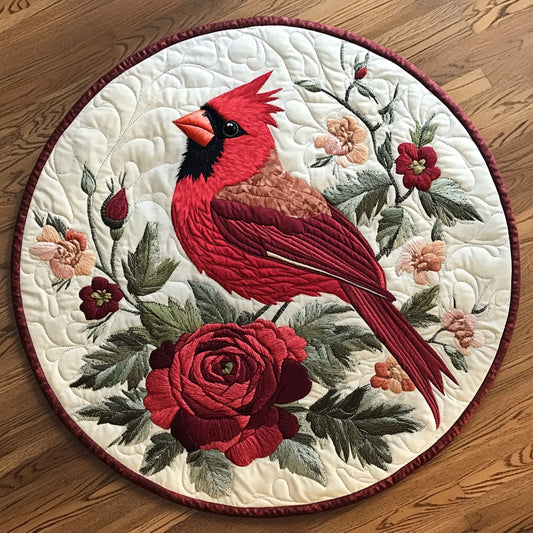 Roses Cardinal CP1004041CL Quilted Round Mat