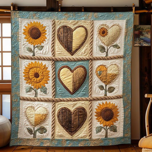 Blooming Sunflower WN0303062CL Quilt
