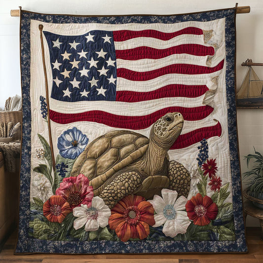 Turtle Stars And Stripes WN1604067CL Quilt