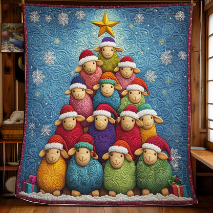 Wooly Christmas CP1811024CL Quilt