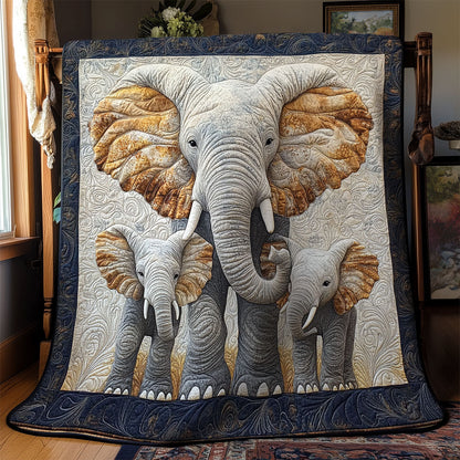 Elephant And Son WY0602140CL Quilt