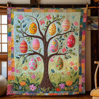 Garden Of Easter Eggs WY0703012CL Quilt