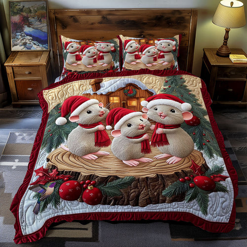 Christmas Mouse WY0712062CL Duvet Cover Set