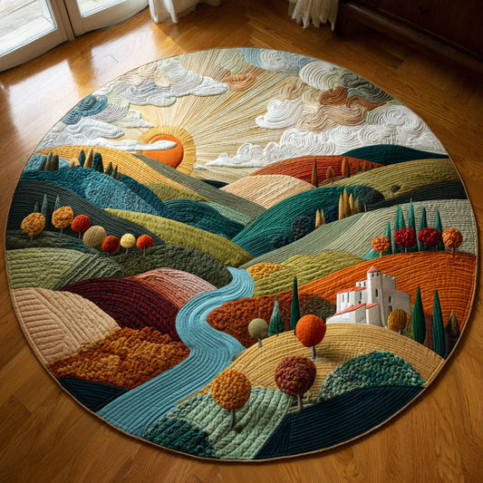 Sunset Ridge CW1108025CL Quilted Round Mat