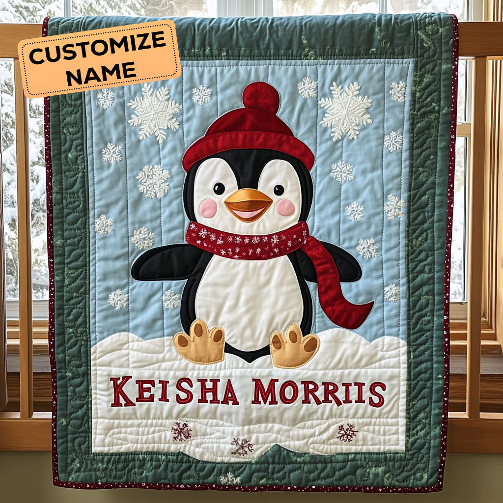 Snow Hugger CP2507019CL Personalized Baby Quilt