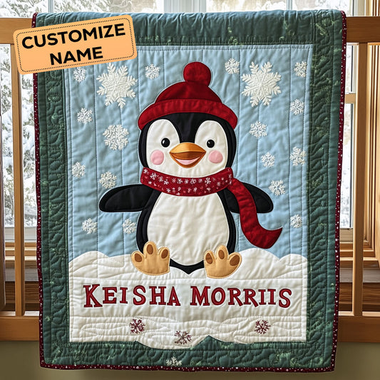 Snow Hugger CP2507019CL Personalized Baby Quilt