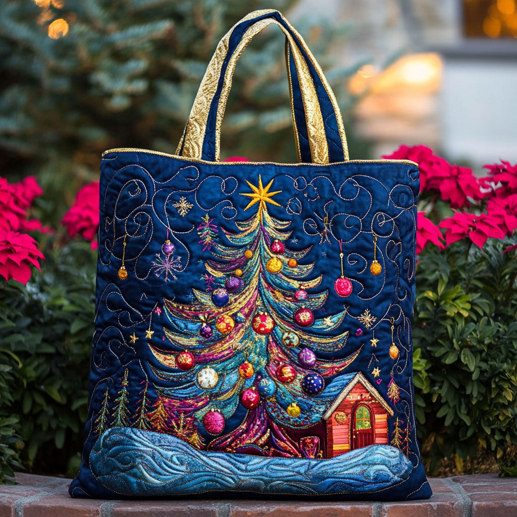 Twinkling Tree CW1211083CL Quilted Tote Bag
