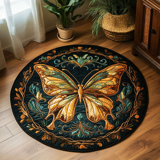 Petals and Wings CM3004015CL Quilted Round Mat