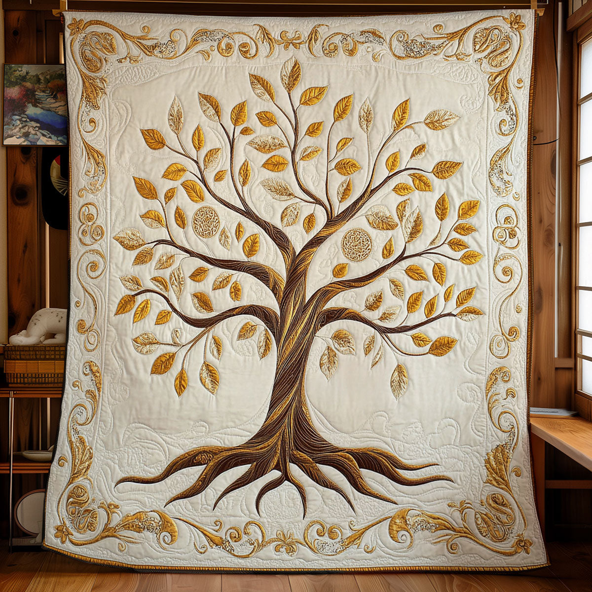 Autumn Tree WY2102001CL Quilt